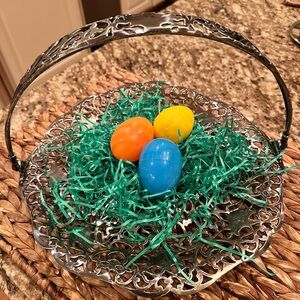 VTG Bride’s Basket by Apollo Silver Co.